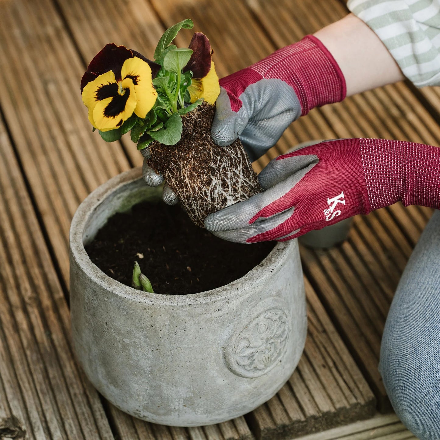 Kent & Stowe All Round Triple Pack Gloves Plum