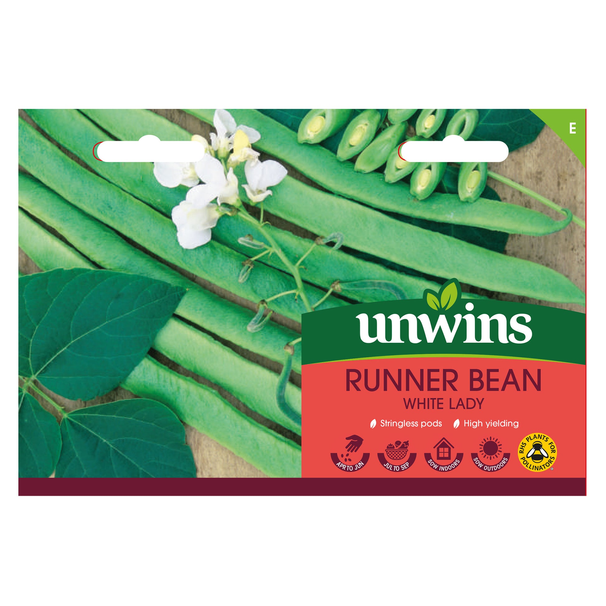 Runner Bean White Lady