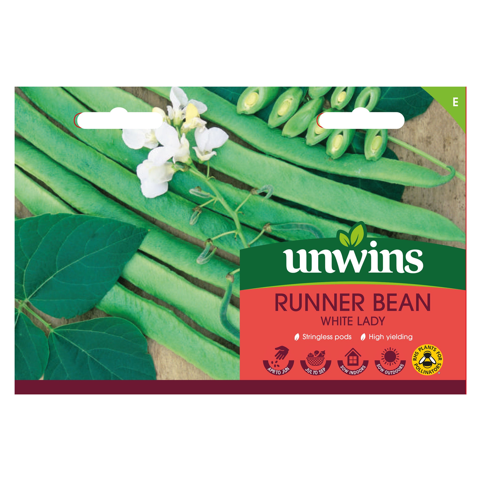 Runner Bean White Lady