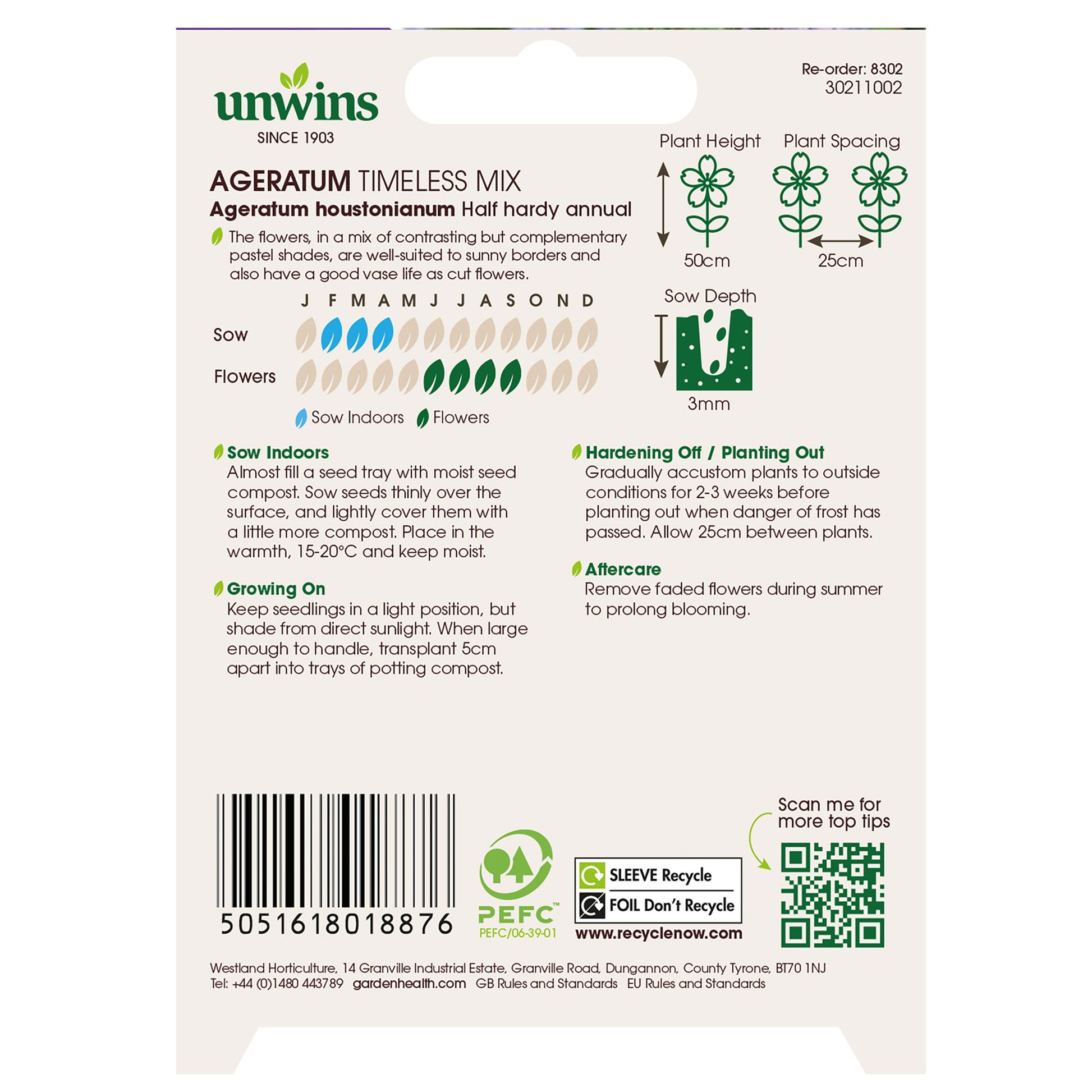 Unwins Cool Tone Seed Bundle