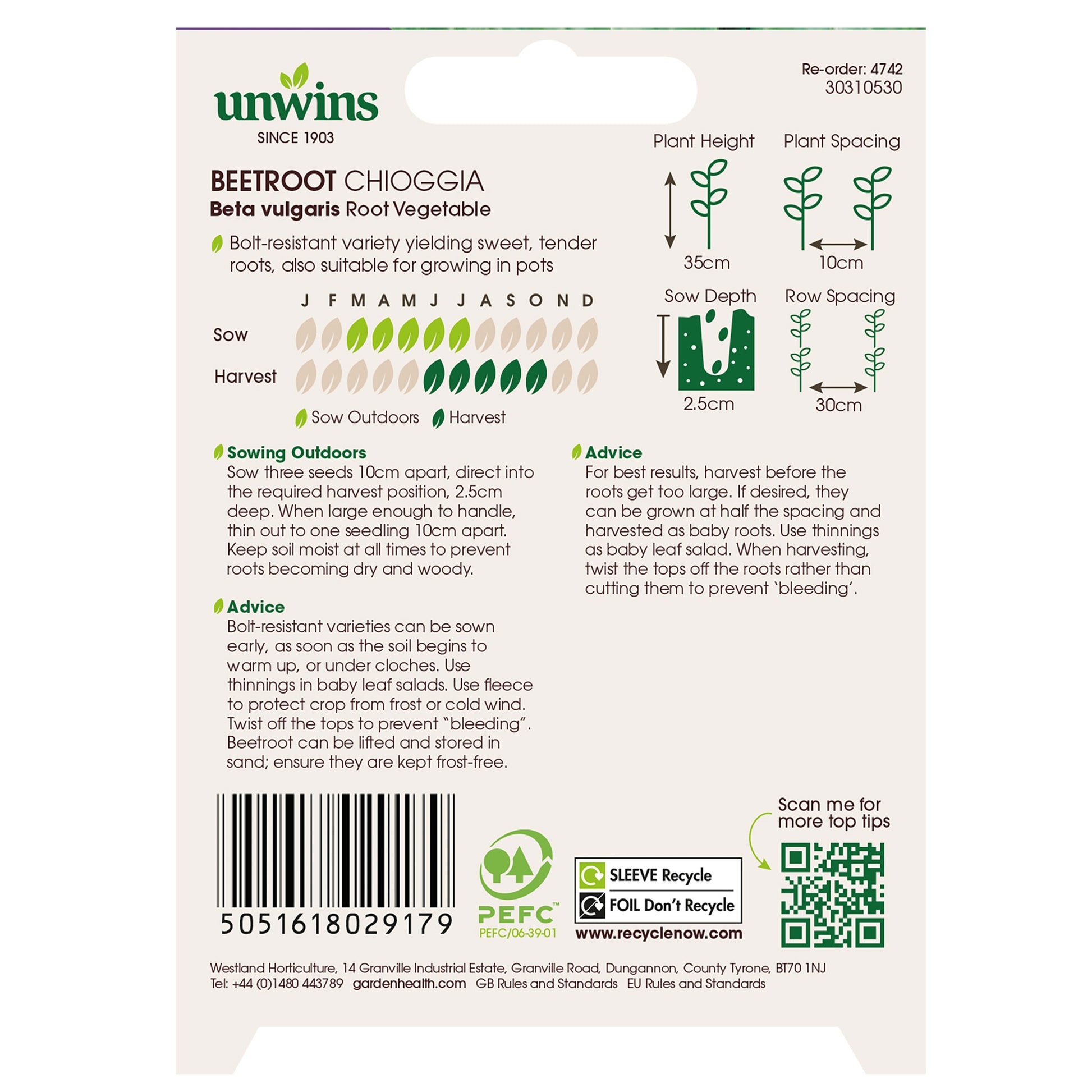 Unwins Root Harvest Seed Bundle