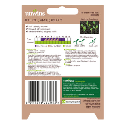 Unwins Cut-and-Come-Again Salad Seed Bundle