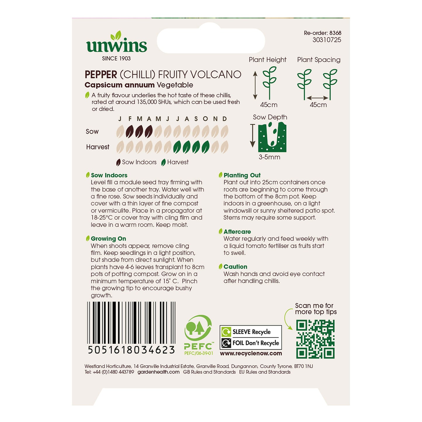 Pepper (Chilli) Fruity Volcano