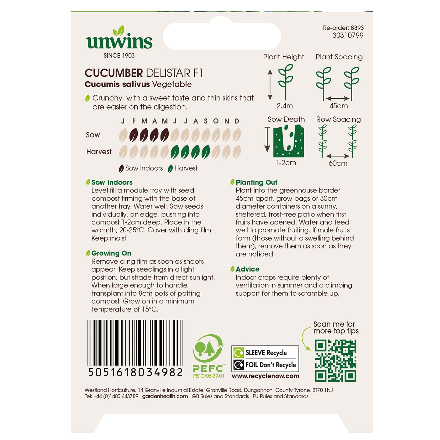 Cucumber Delistar F1