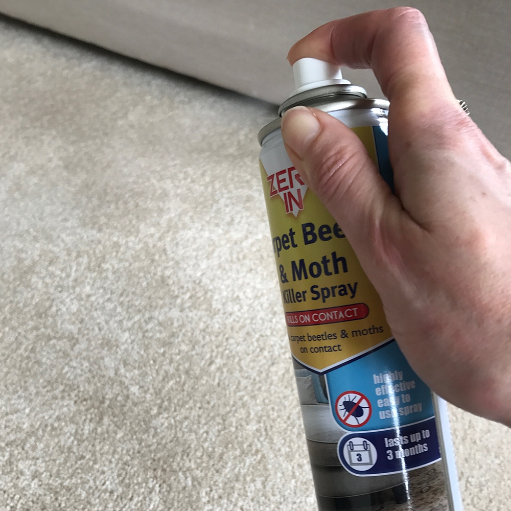 Zero In Carpet Beetle & Moth Killer - 300ml Aerosol