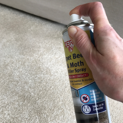 Zero In Carpet Beetle & Moth Killer - 300ml Aerosol