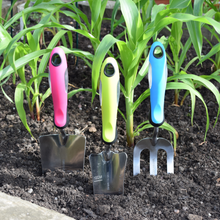 Spear & Jackson Stainless Hand Trowel, weed Fork, and Transplanter Set