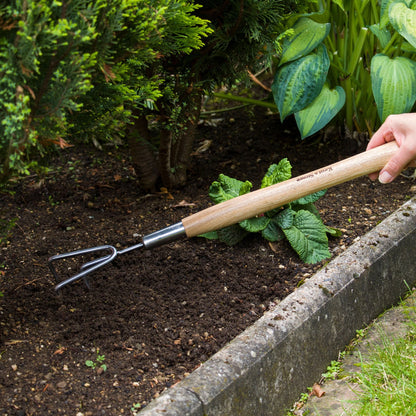 Kent & Stowe Stainless Steel Border 3 Prong Cultivator