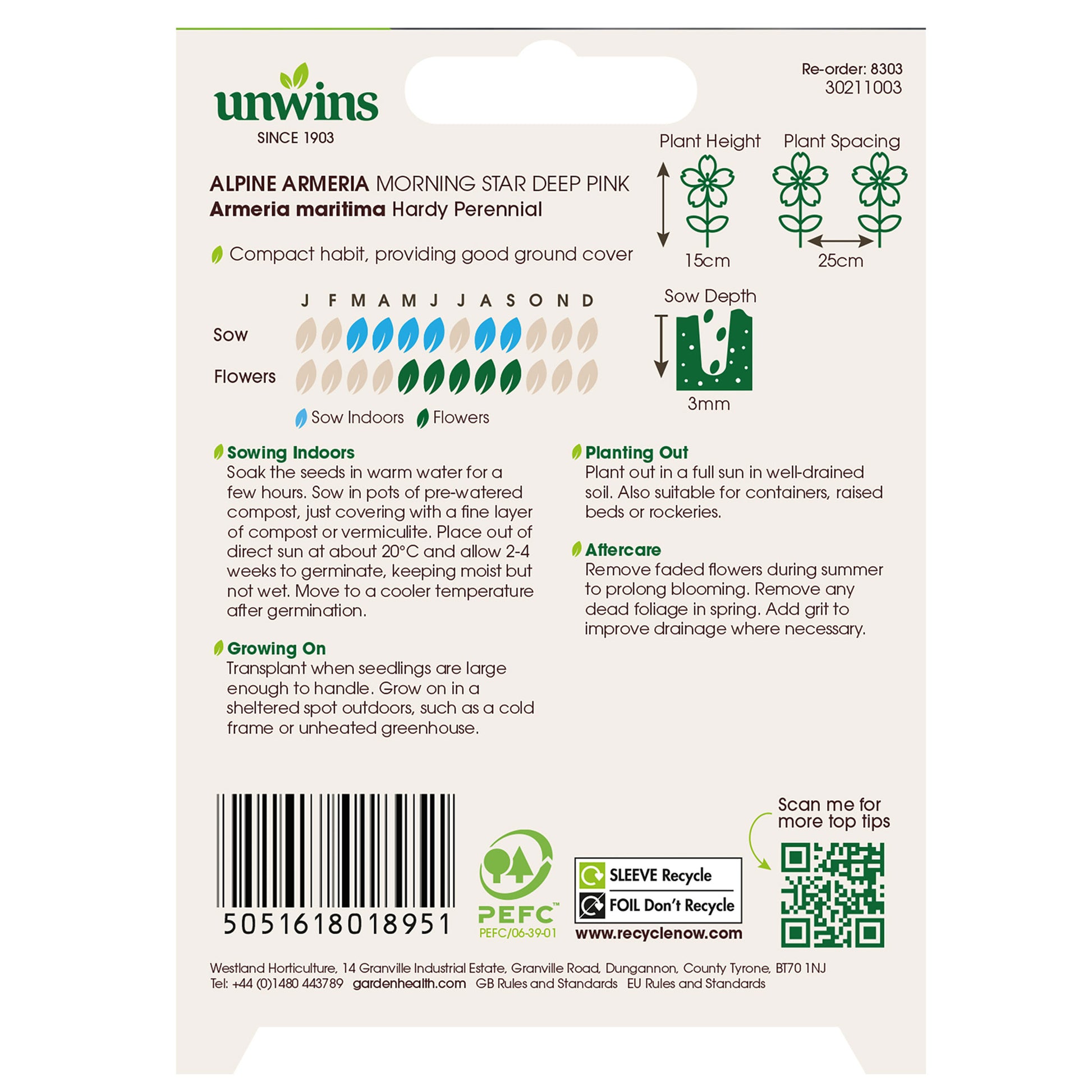 Unwins Alpine Perennial Seed Bundle