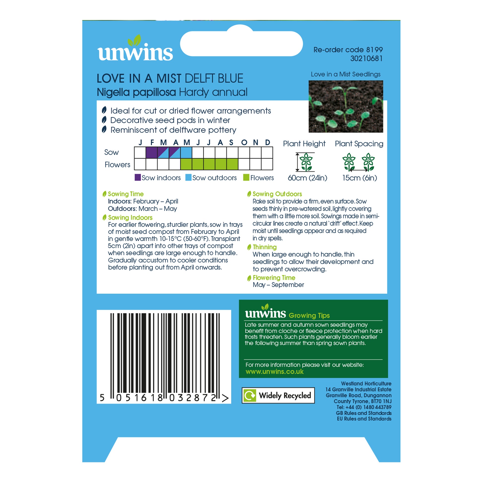 Unwins Summer Flowering Seed Bundle