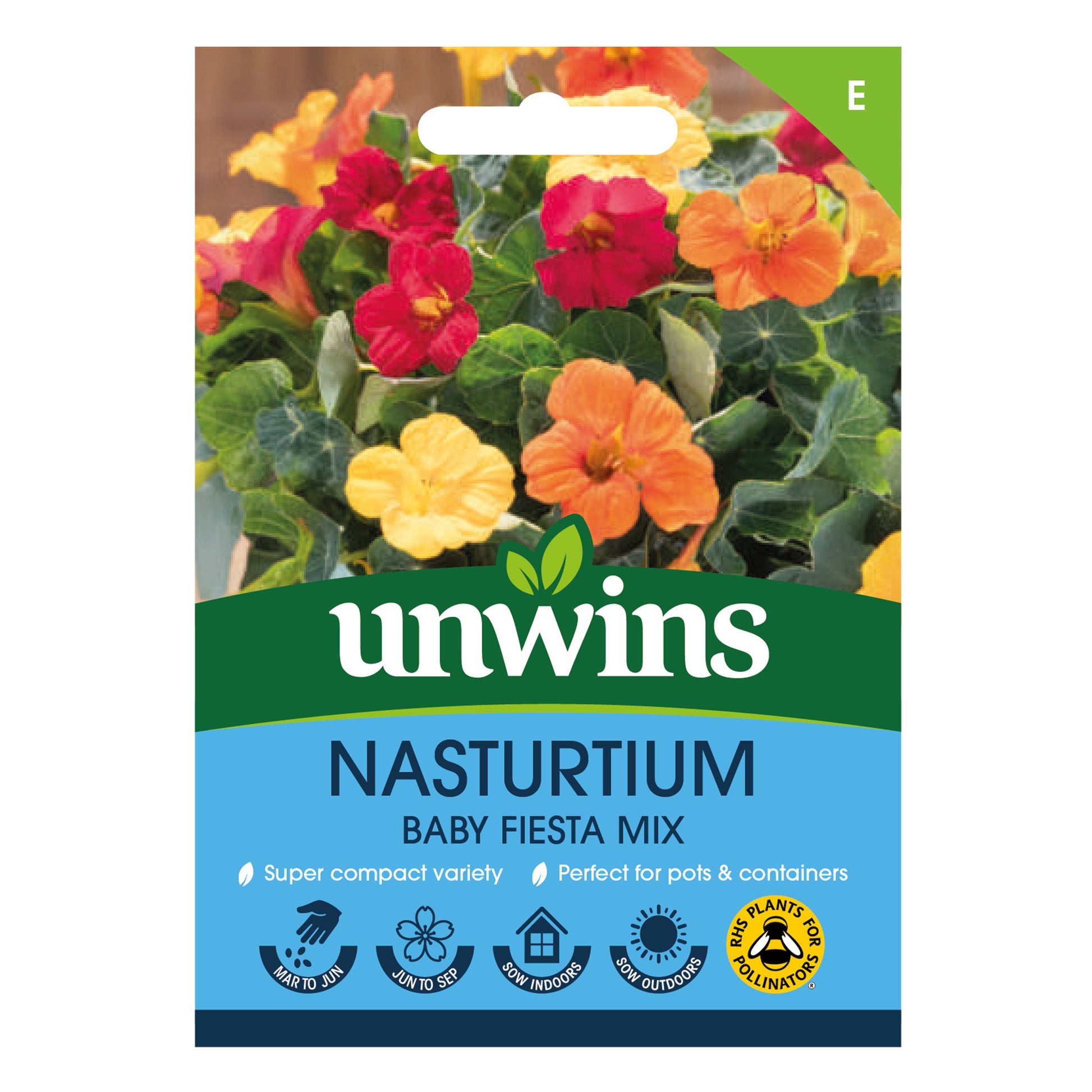 Nasturtium Baby Fiesta Mix