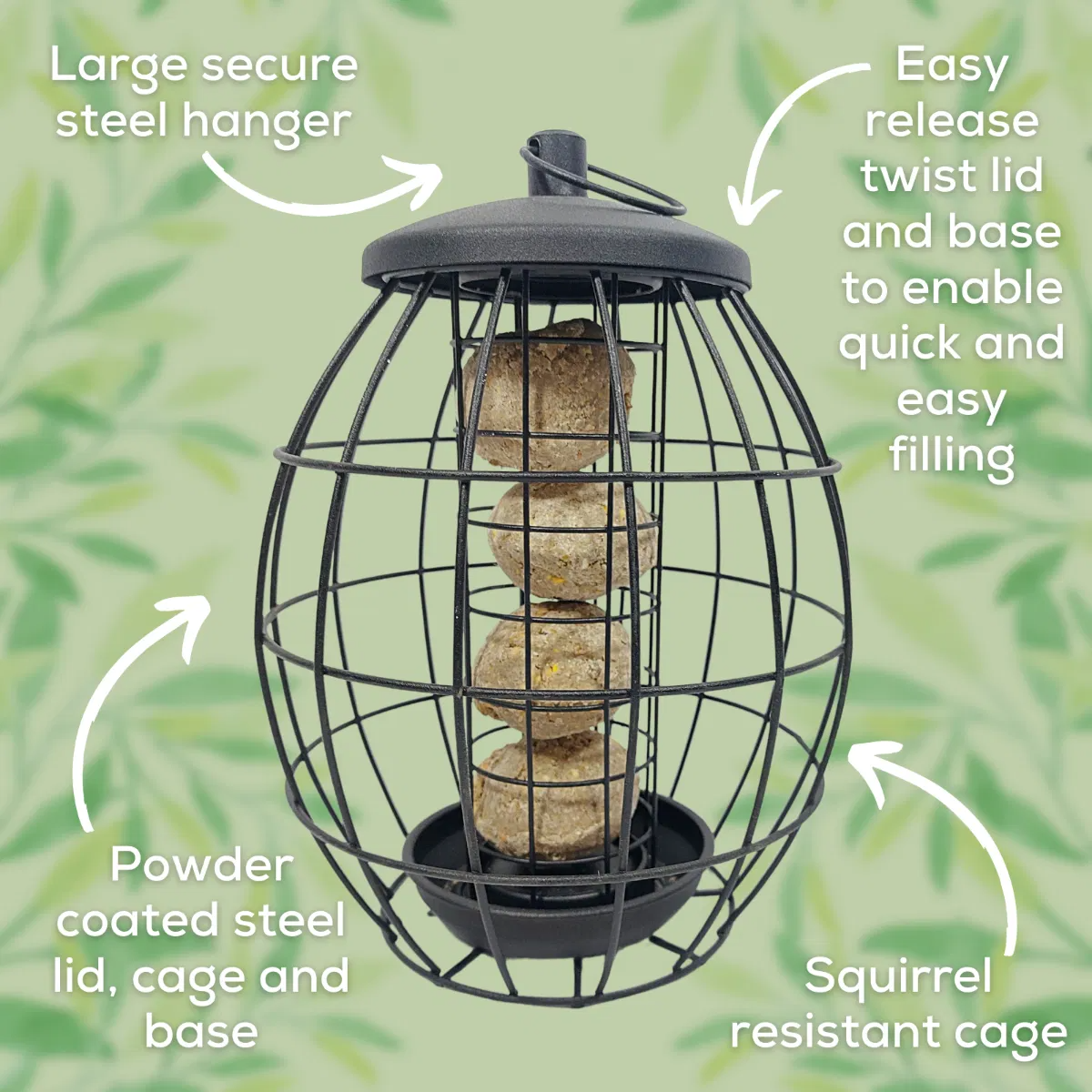 Copdock Mill Twist & Release Squirrel Resistant Fatballs 475g