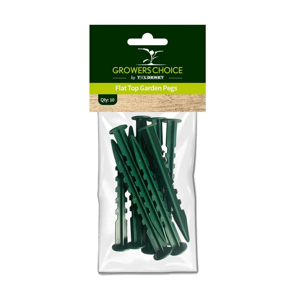 Growers Choice Flat Top Garden Pegs 10pk