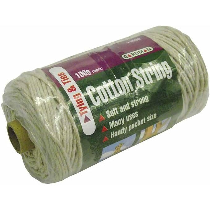 Gardman White Cotton String 100g