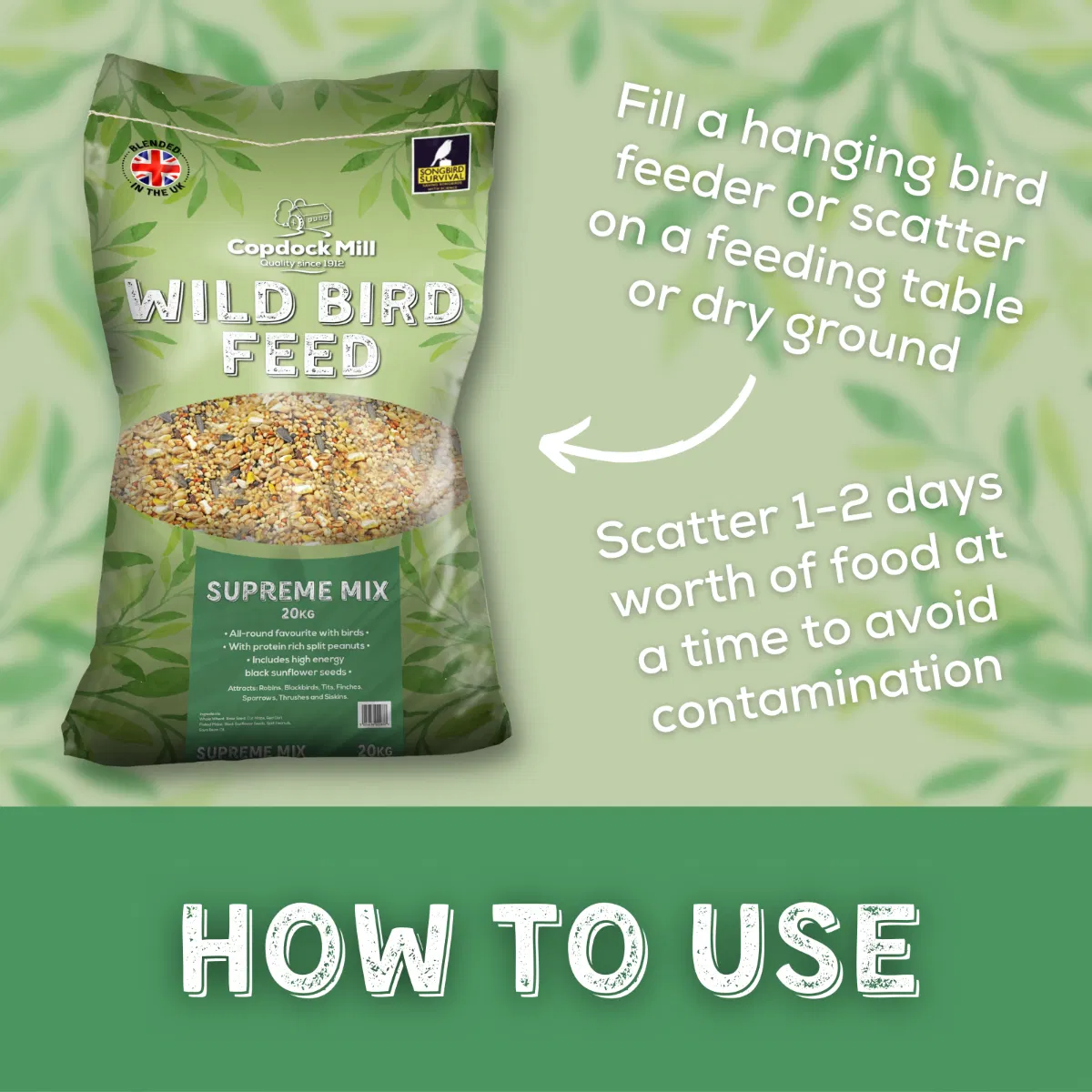 Copdock Mill Wild Bird Mix Supreme 2.5kg