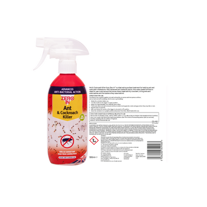 Zero In Anti-Bacterial Ant & Cockroach Killer