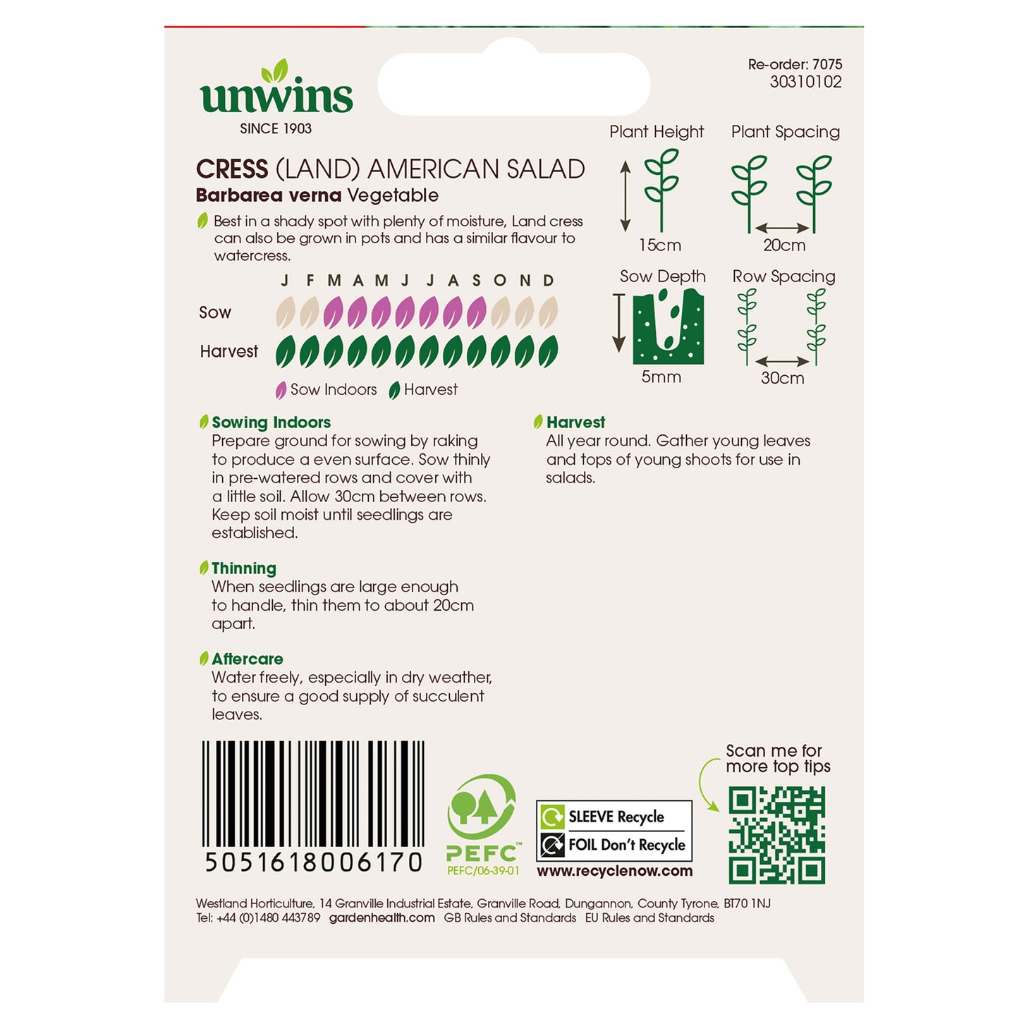 Cress Land American Salad