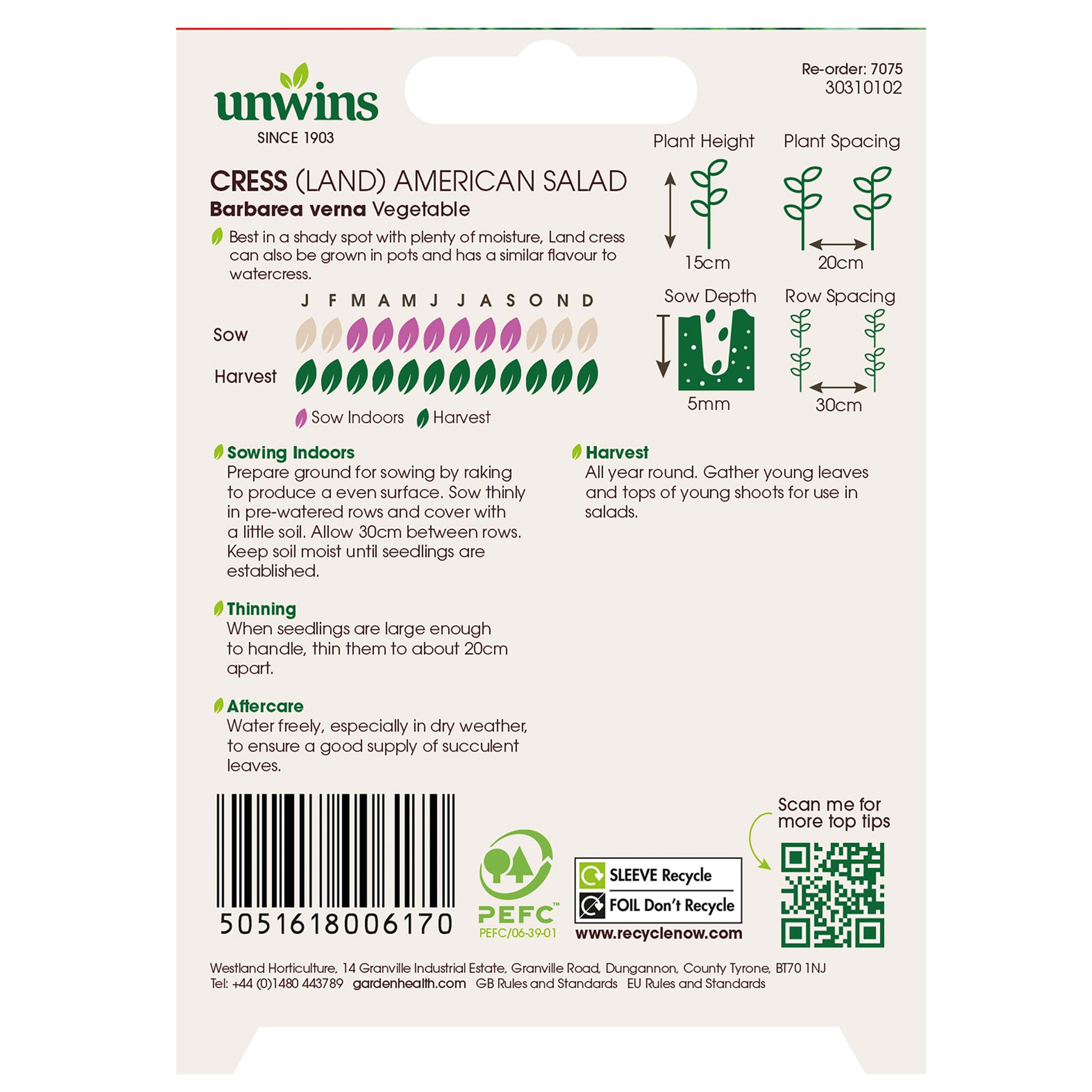 Cress Land American Salad