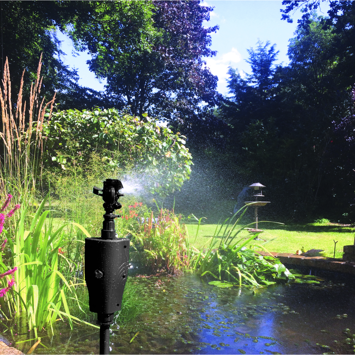 The Big Cheese Jet-Spray Pond & Garden Protector