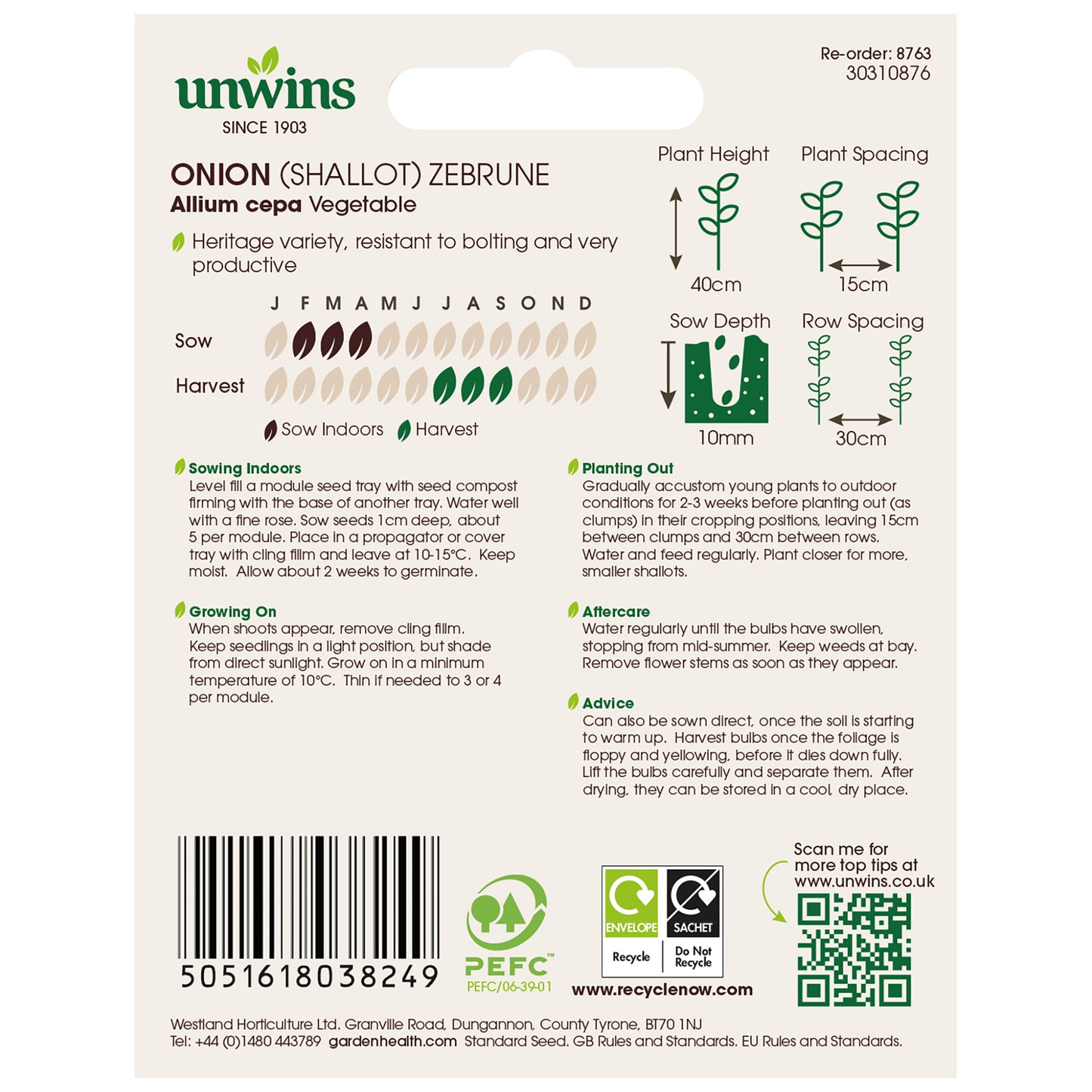 Unwins Pickling Veg Seed Bundle