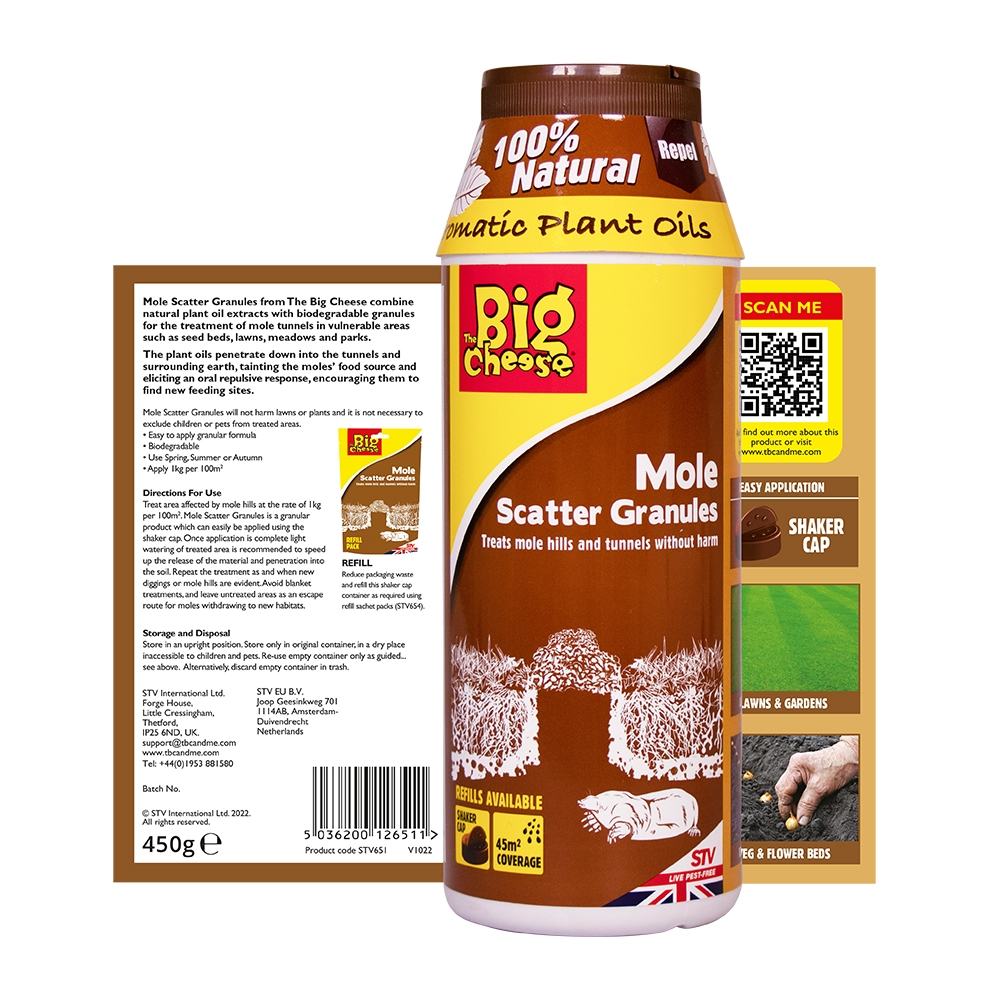 The Big Cheese Mole Scatter Granules 450g