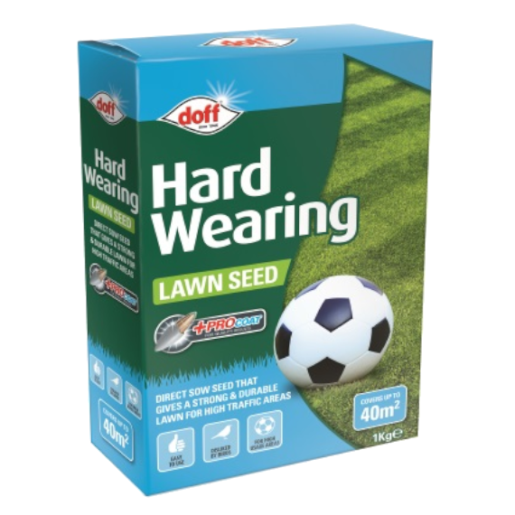 Doff Hardwearing Lawn Seed With Procoat
