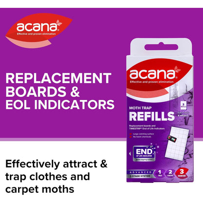 Acana Moth Monitoring Trap Refill 2pk