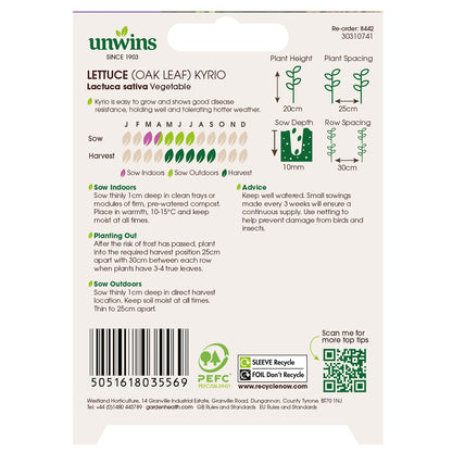 Unwins Cut-and-Come-Again Salad Seed Bundle