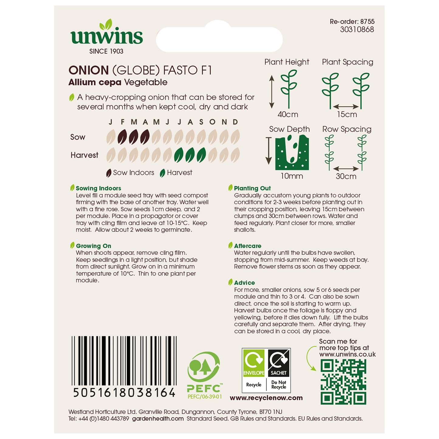 Onion (Globe) Fasto F1