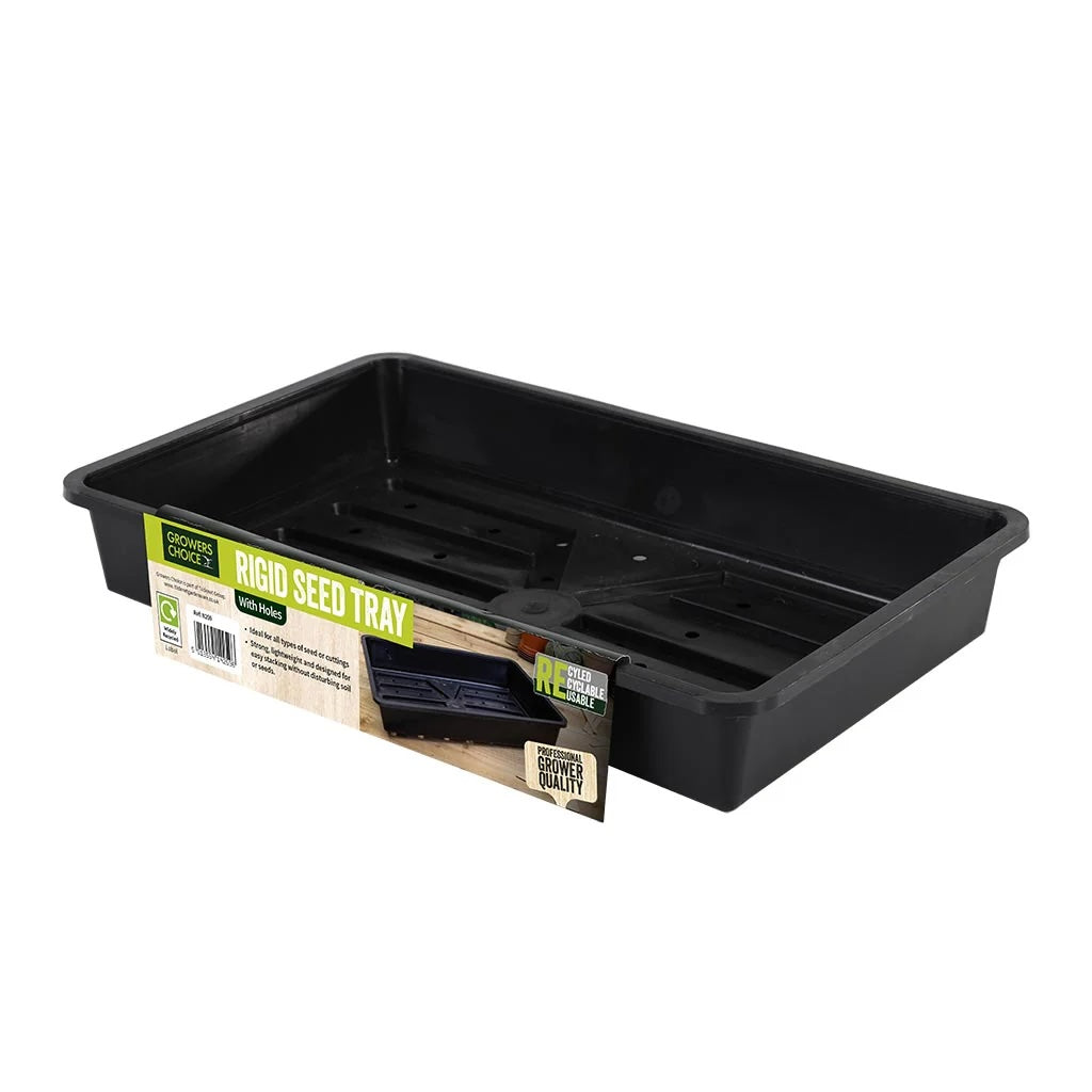 Growers Choice Rigid Seed Tray 36cm Black