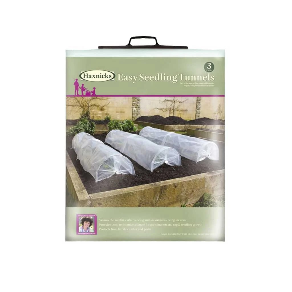 Haxnicks Easy Seedling Tunnel L80cm W18cm H12cm 3pk
