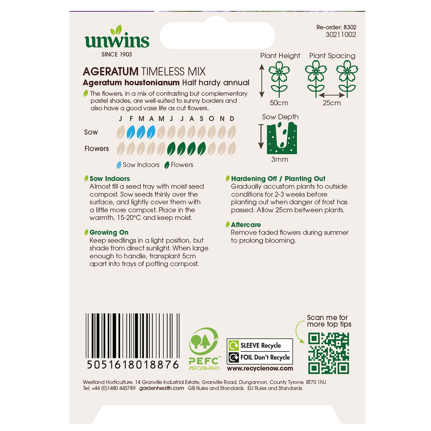 Ageratum Timeless Mix