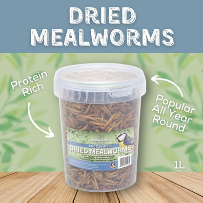 Copdock Mill Dried Mealworms Tubs 240g