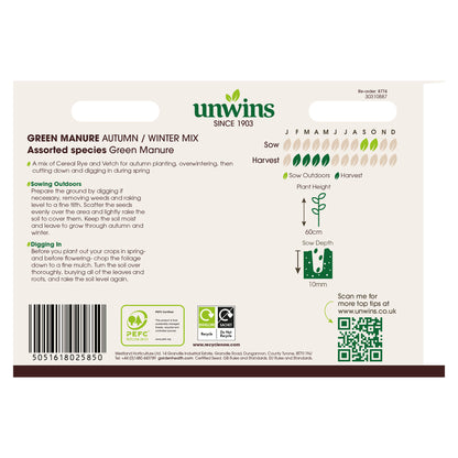 Unwins Green Manure Seeds Range