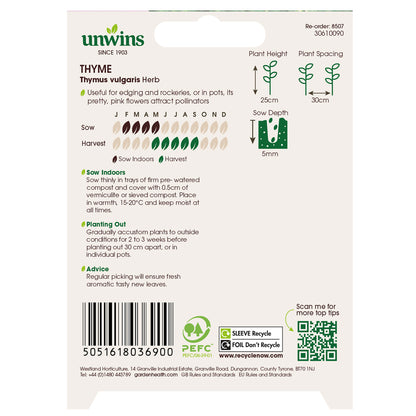 Unwins Seeds - Organic