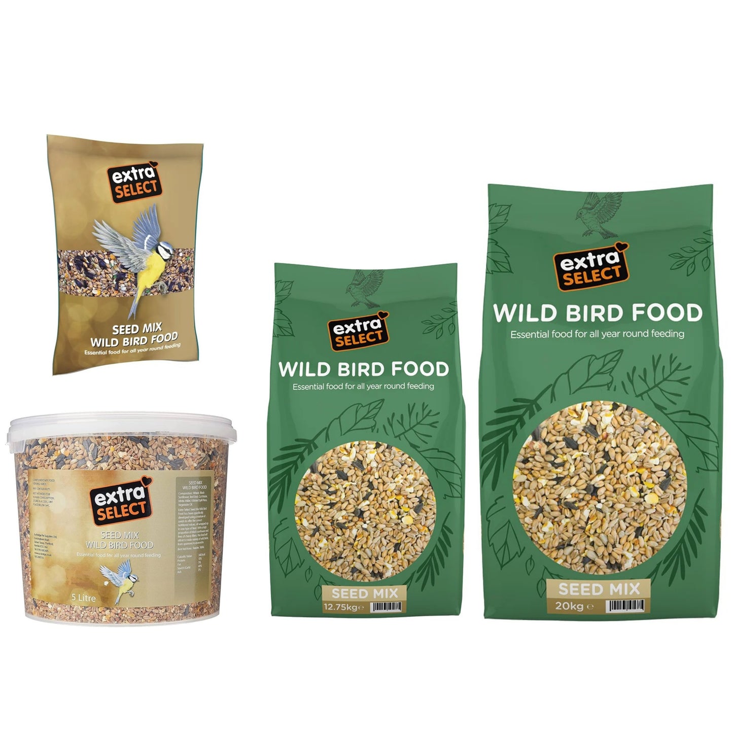 Extra Select Seed Mix Wild Bird Food