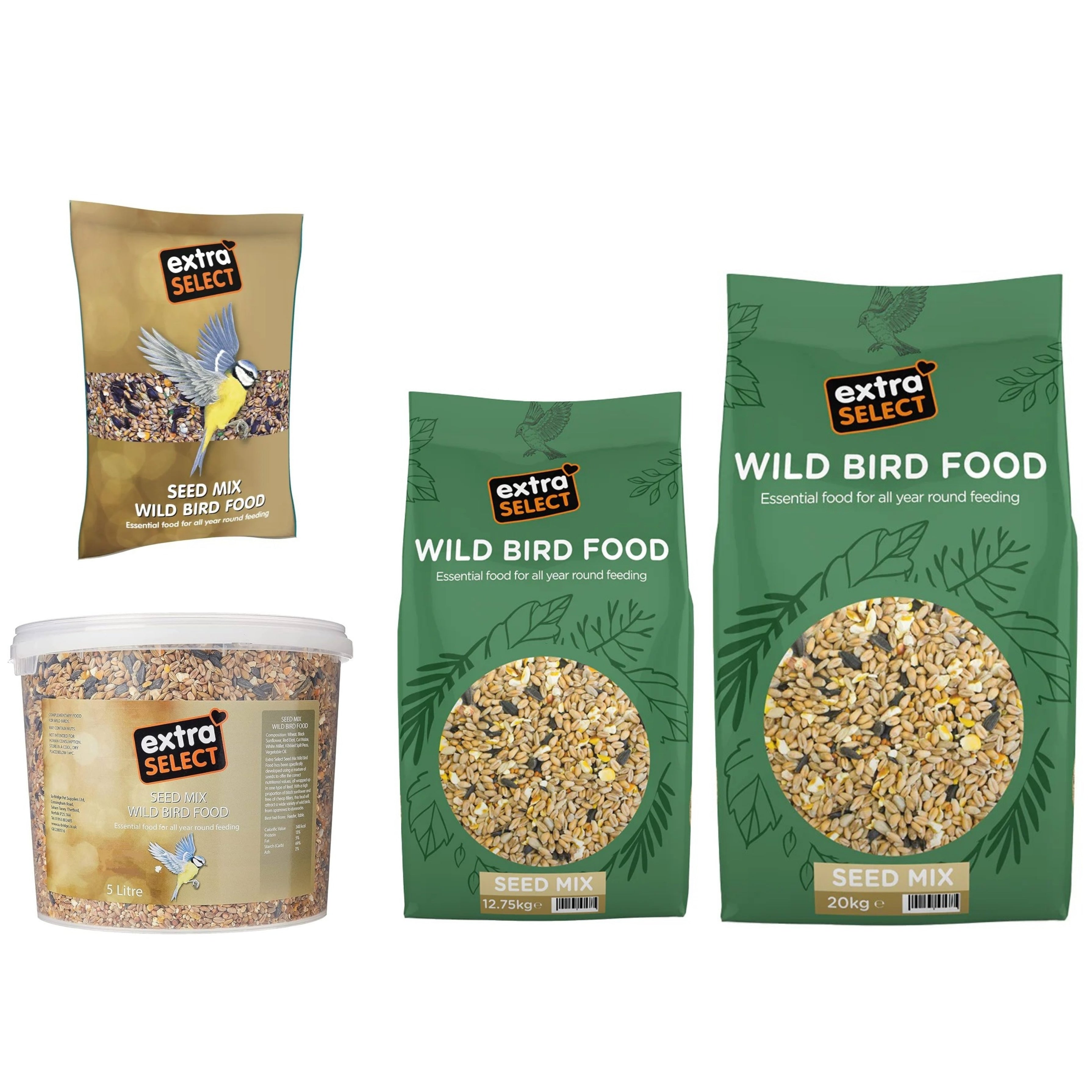 Extra Select Seed Mix Wild Bird Food