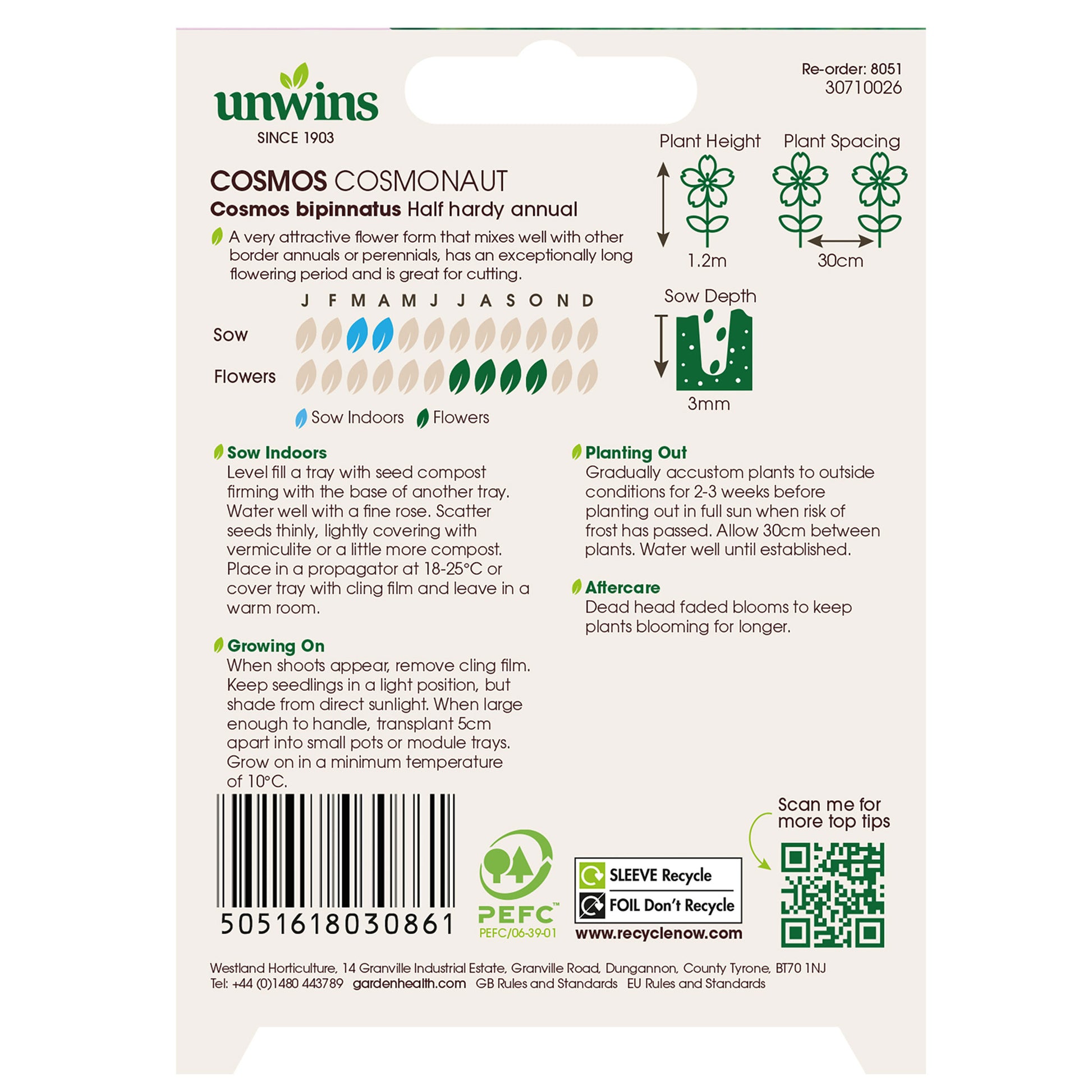 Unwins Easy Annuals Seed Bundle for Beginners