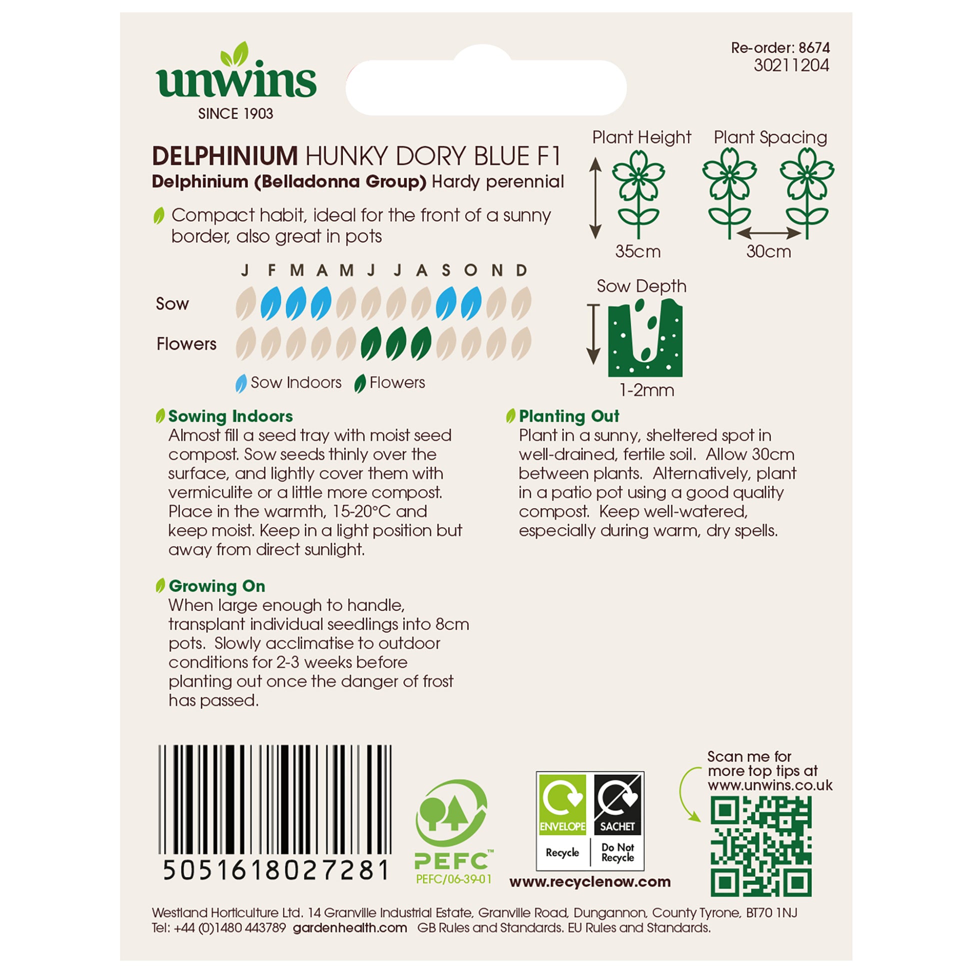 Unwins Scented Garden Seed Bundle