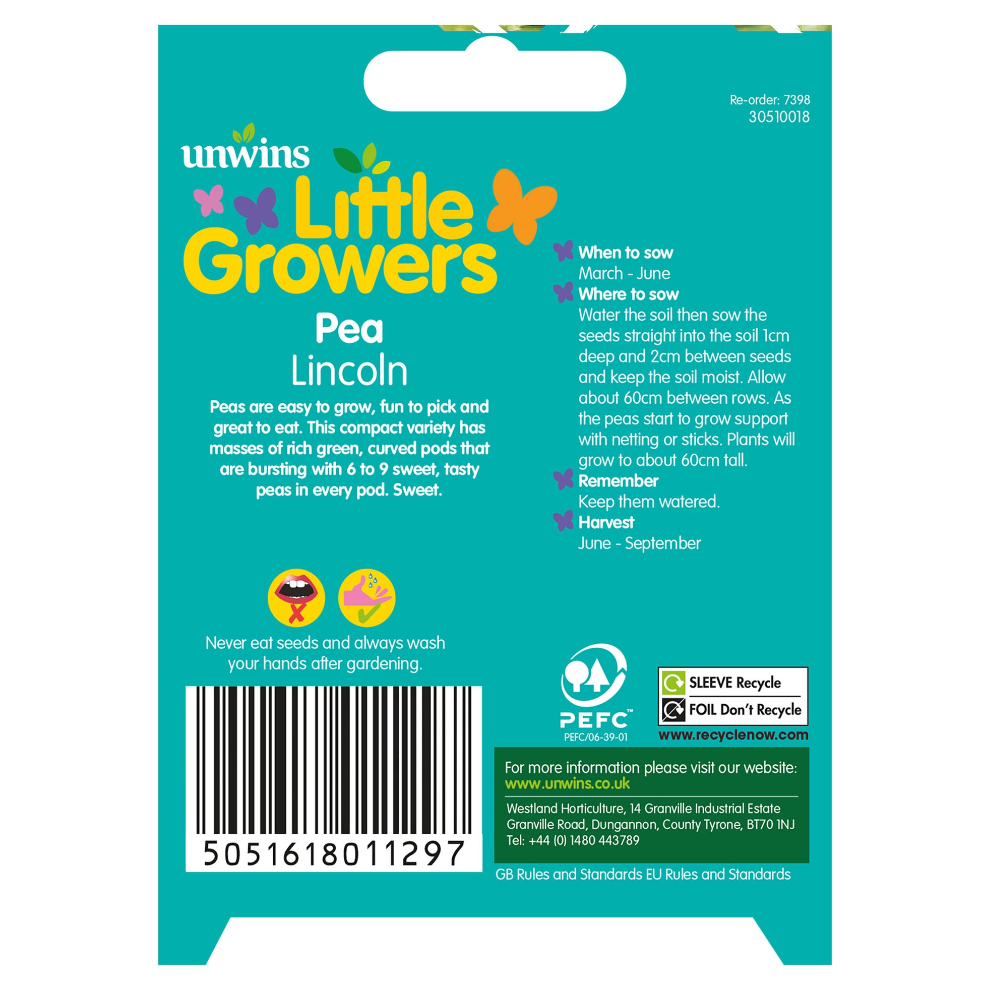Little Growers Pea Lincoln