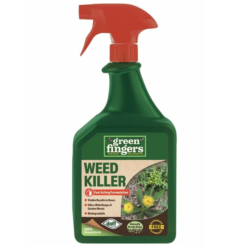 Doff Green Fingers Weedkiller Ready-To-Use - 1 Litre