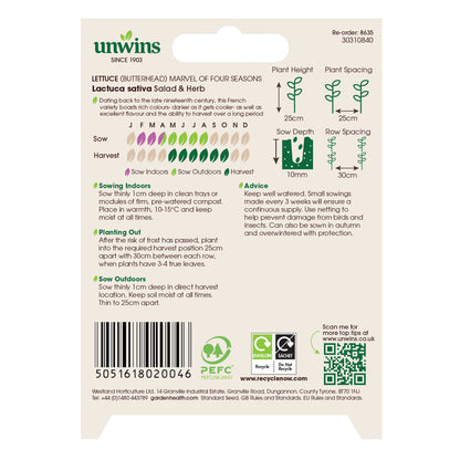 Lettuce (Butterhead) Marvel Of Four Seasons