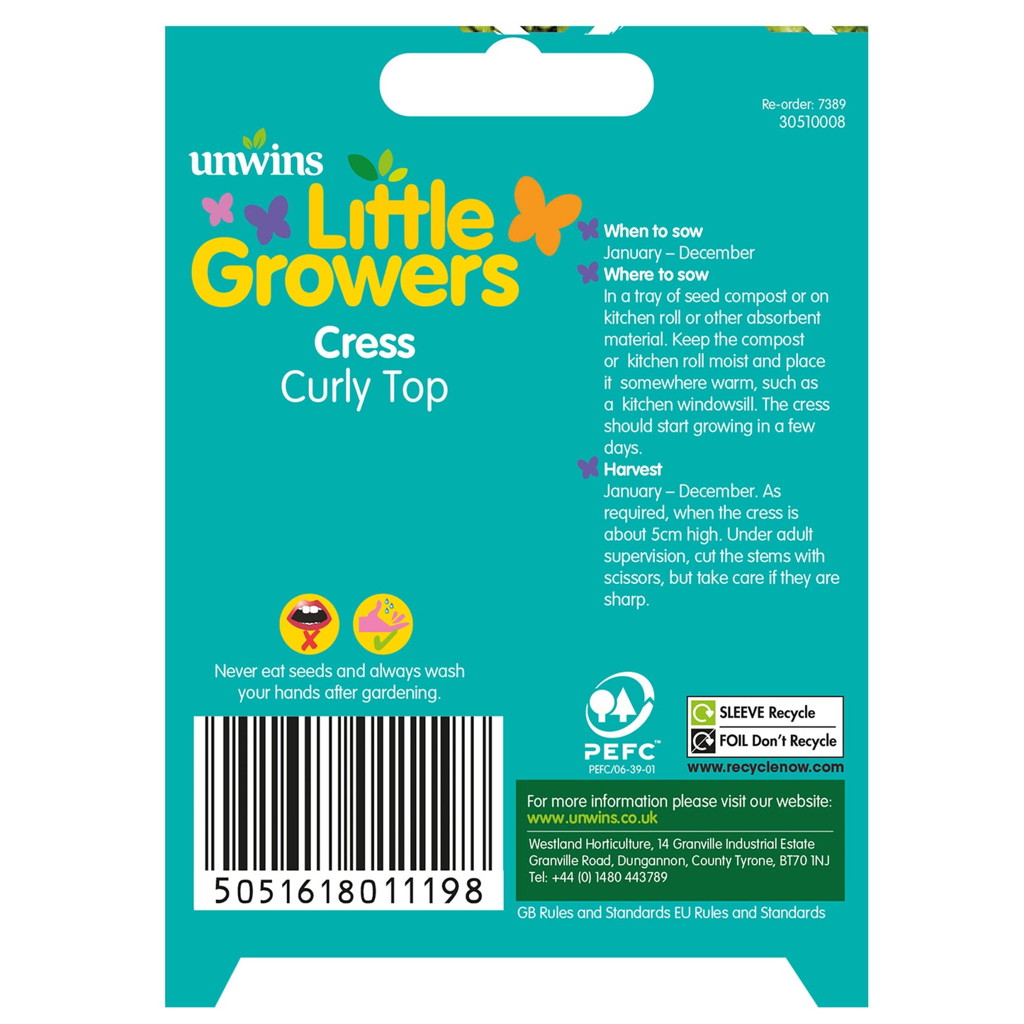 Little Growers Cress Curly Top