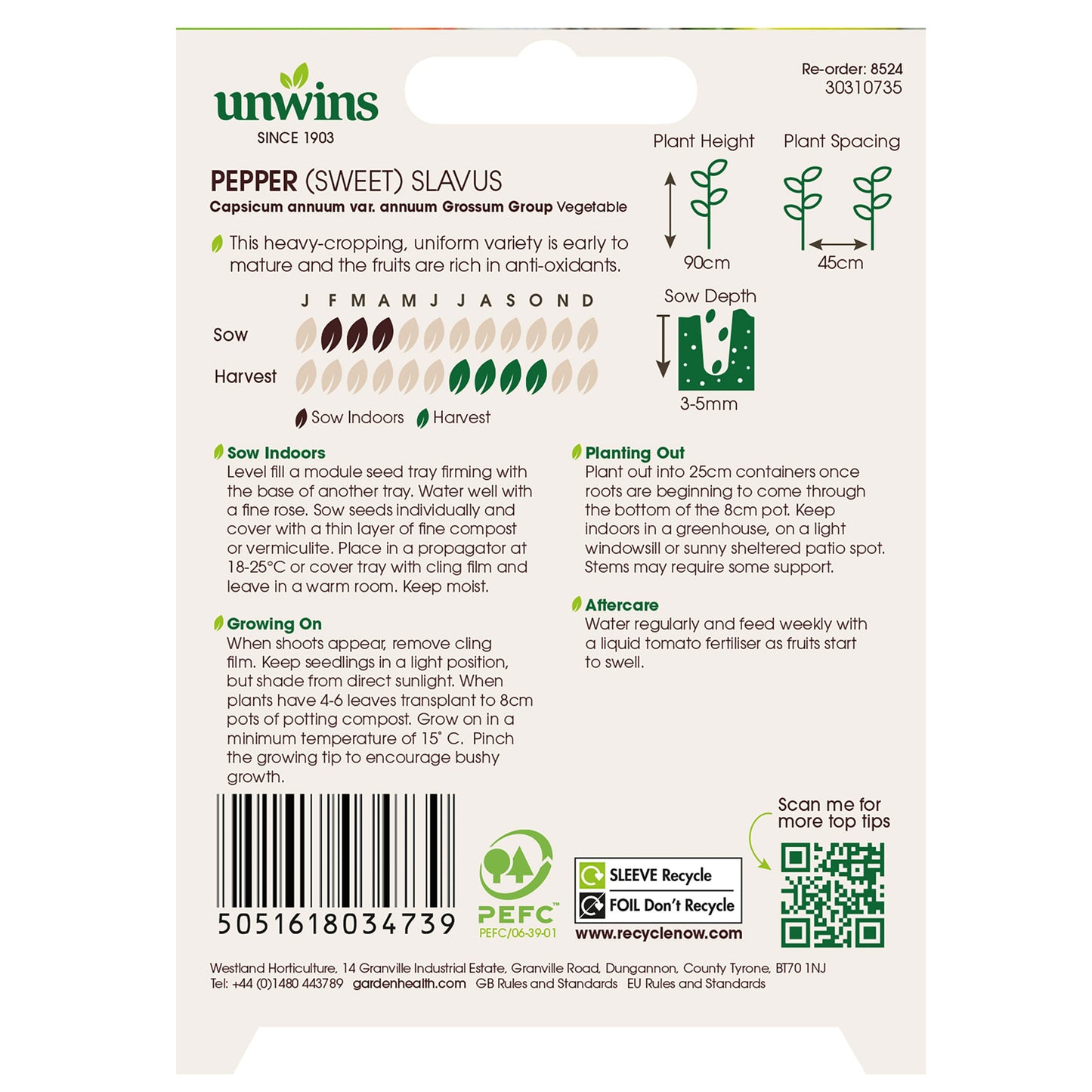 Pepper (Sweet) Slavus