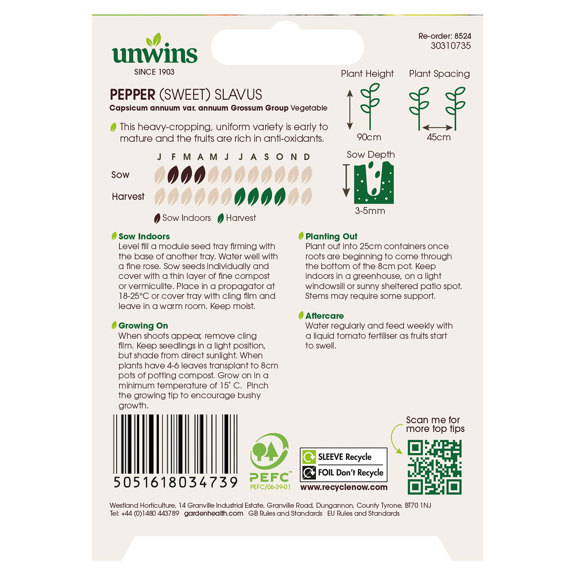 Pepper (Sweet) Slavus