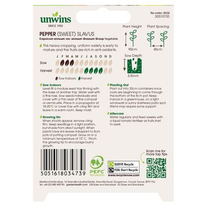 Pepper (Sweet) Slavus