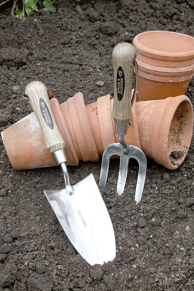 Spear & Jackson Stainless Trowel and Weed Fork Set
