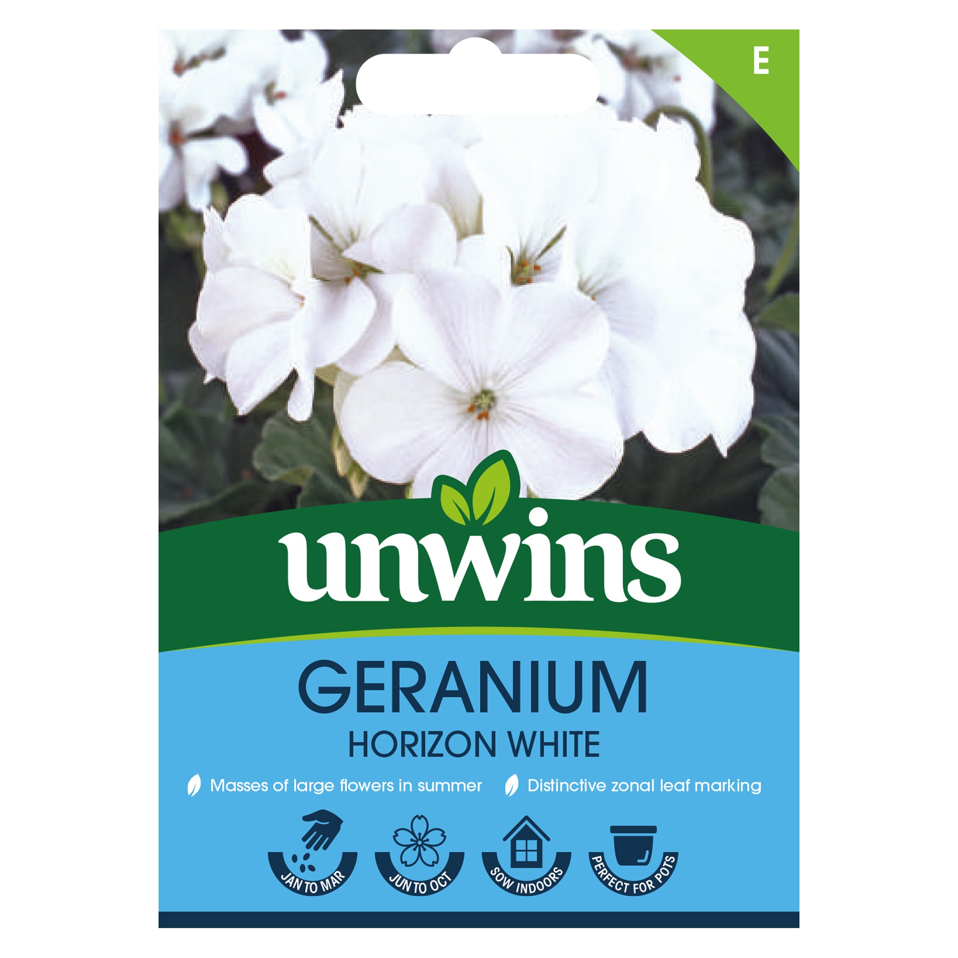 Geranium Horizon White