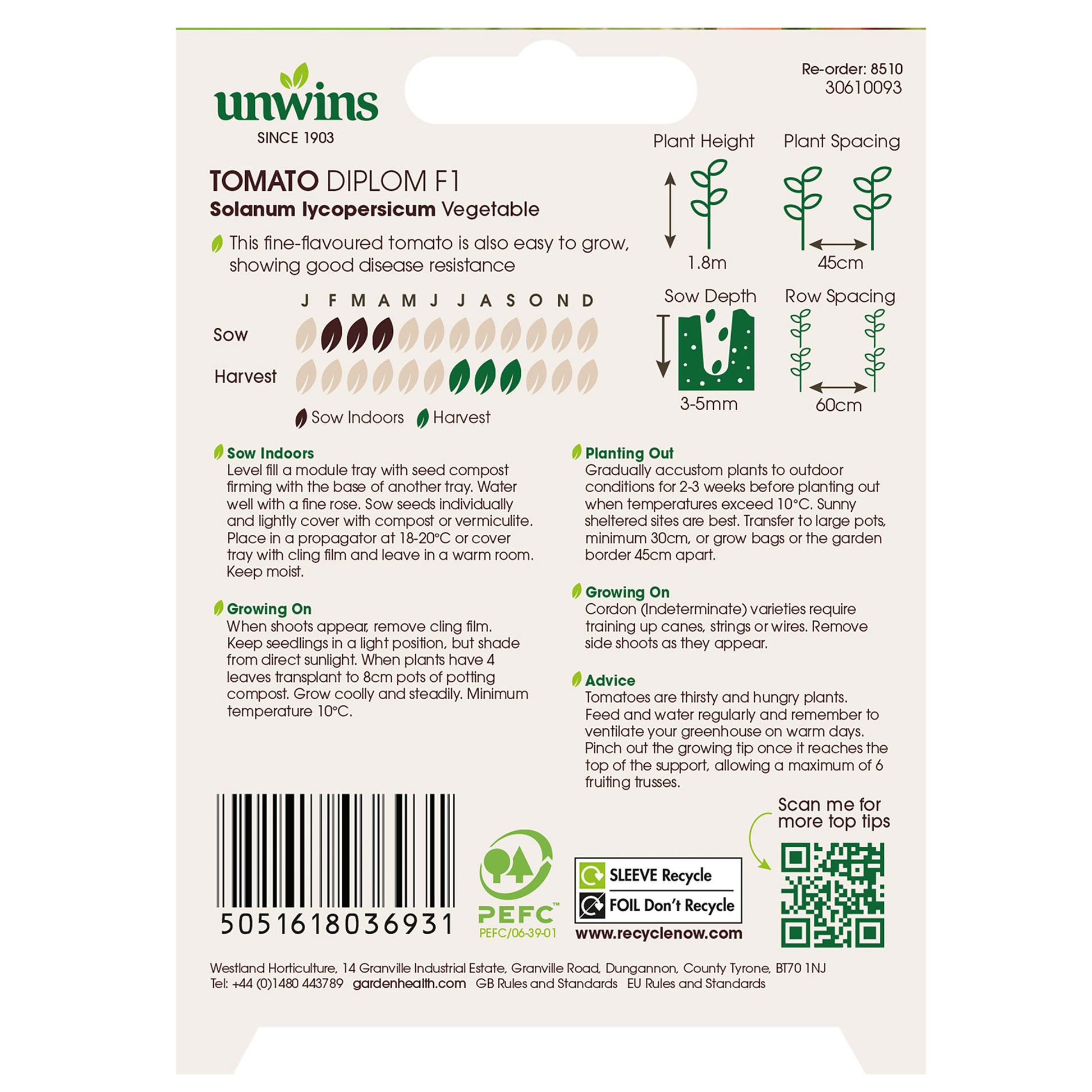 Unwins Seeds - Organic