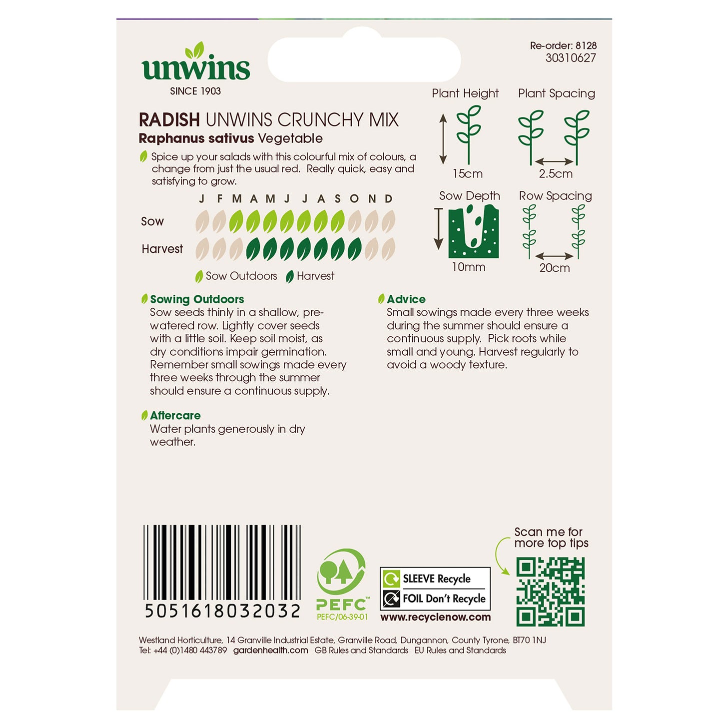 Radish Unwins Crunchy Mix